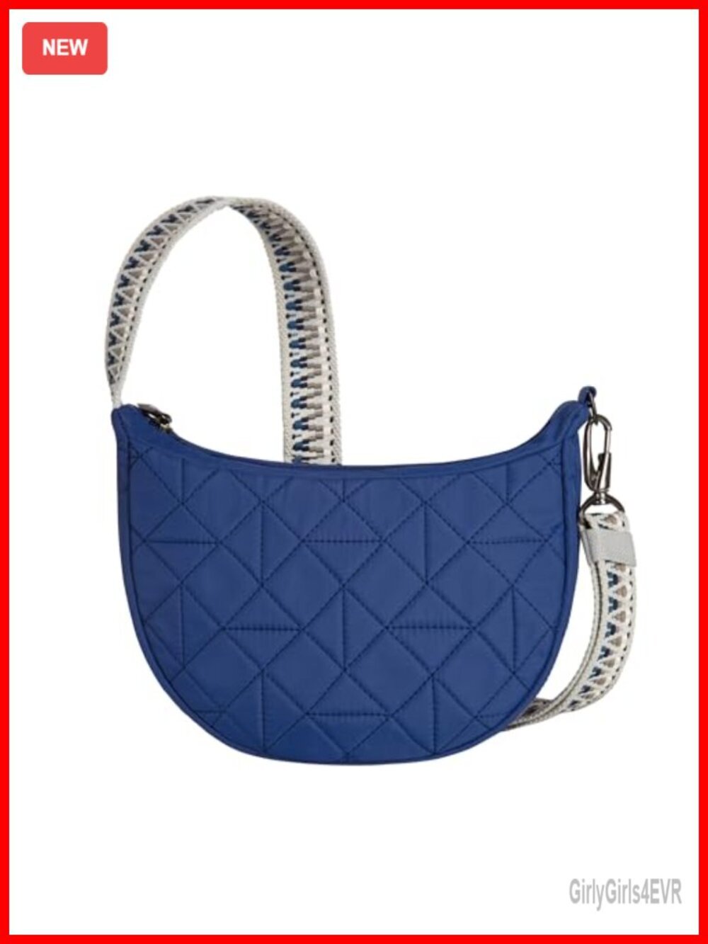 Slash-Resistant Anti-Theft Boho Crescent Crossbody with RFID Blocking